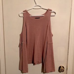Cold shoulder AE bell sleeves